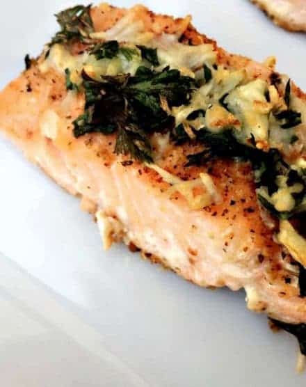 Parmesan Herb Crusted Salmon