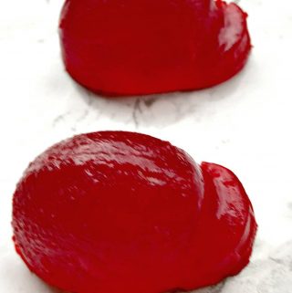 two helmet shaped jell-o shots