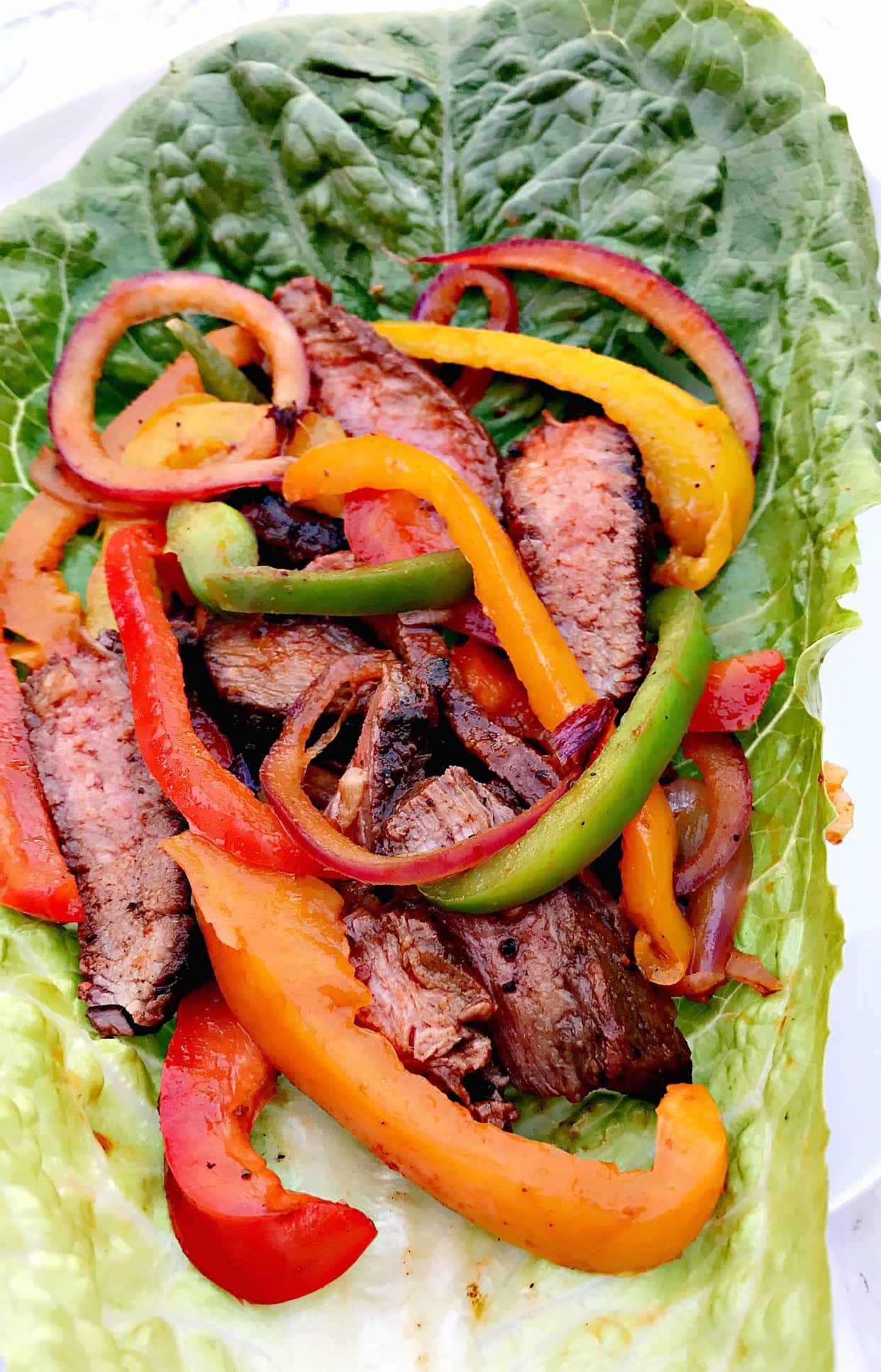 Spicy Low Carb Paleo Carne Asada Steak Lettuce Wraps 5832