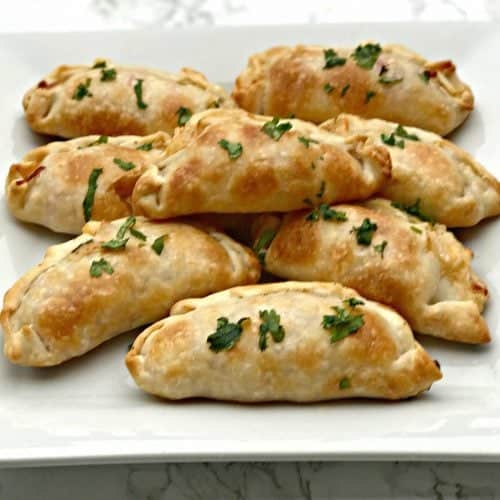 Shrimp Red Pepper Cream Cheese Empanadas