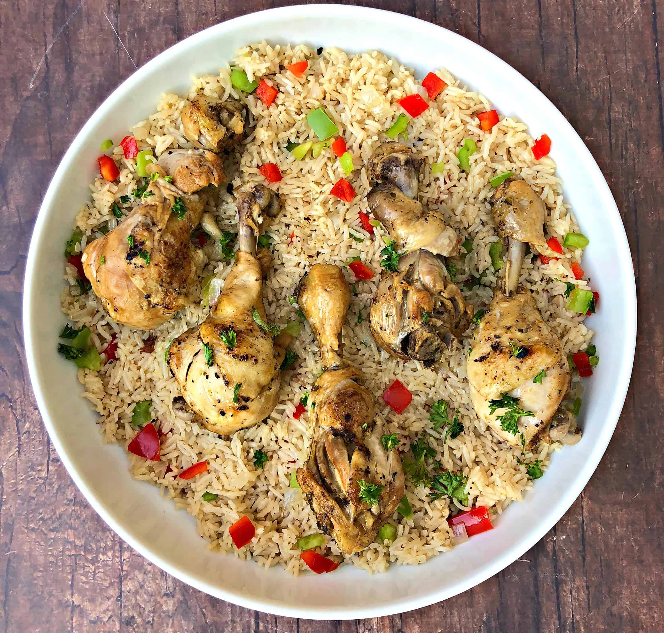 Instant Pot Chicken Drumsticks And Rice Arroz Con Pollo