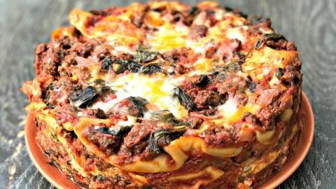 Instant Pot Pressure Cooker Spinach Lasagna