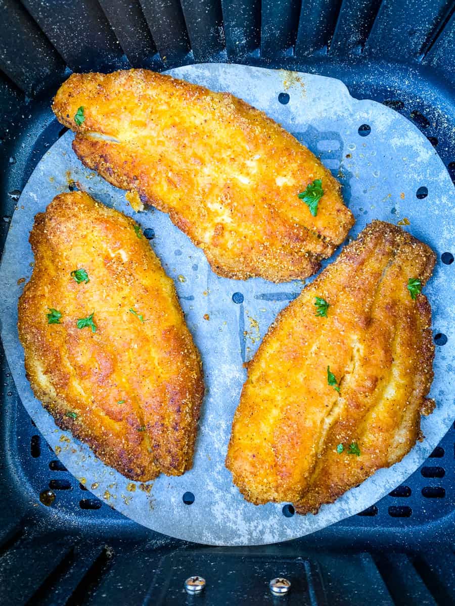 Air Fryer 3 Ingredient Fried Catfish