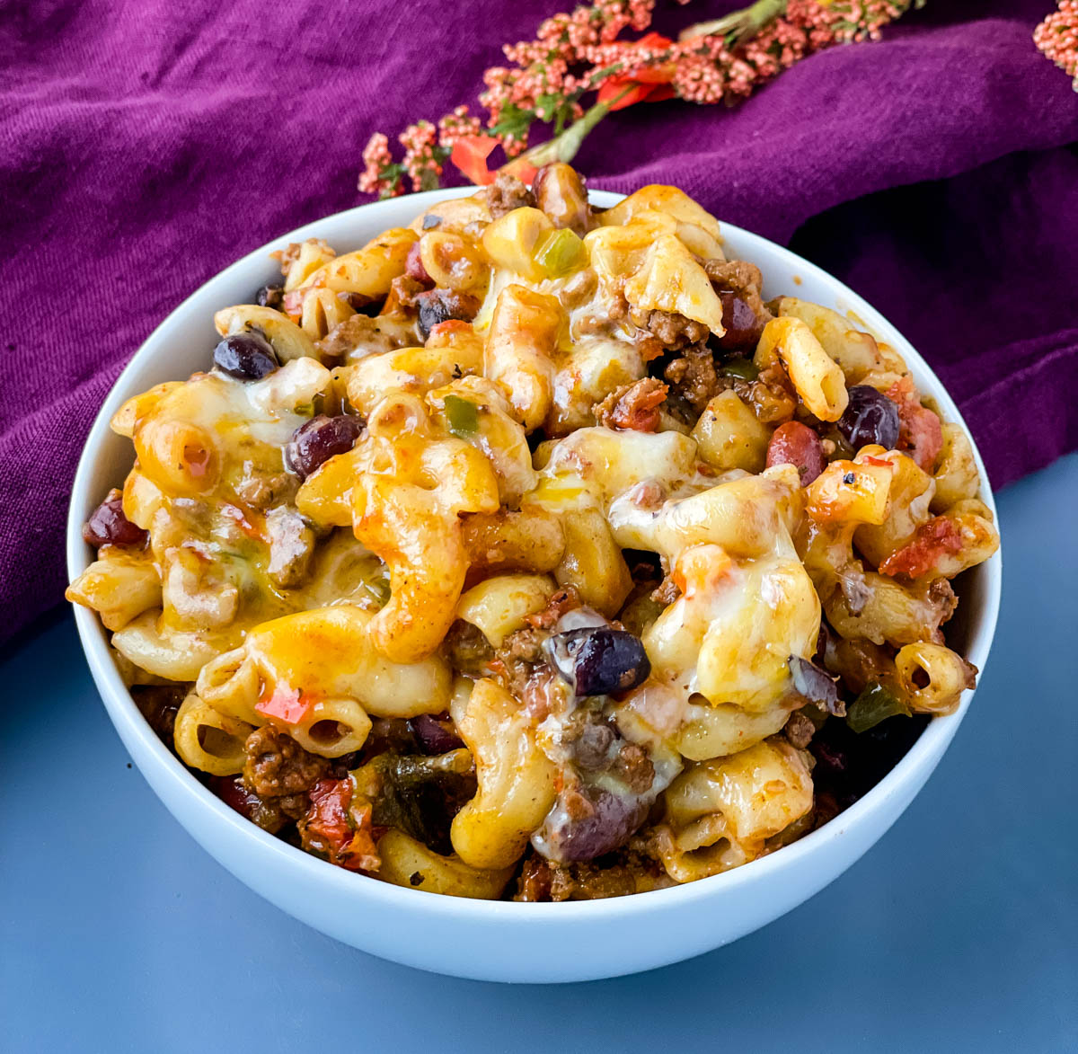 Slow Cooker Chili Mac and Cheese + {VIDEO}