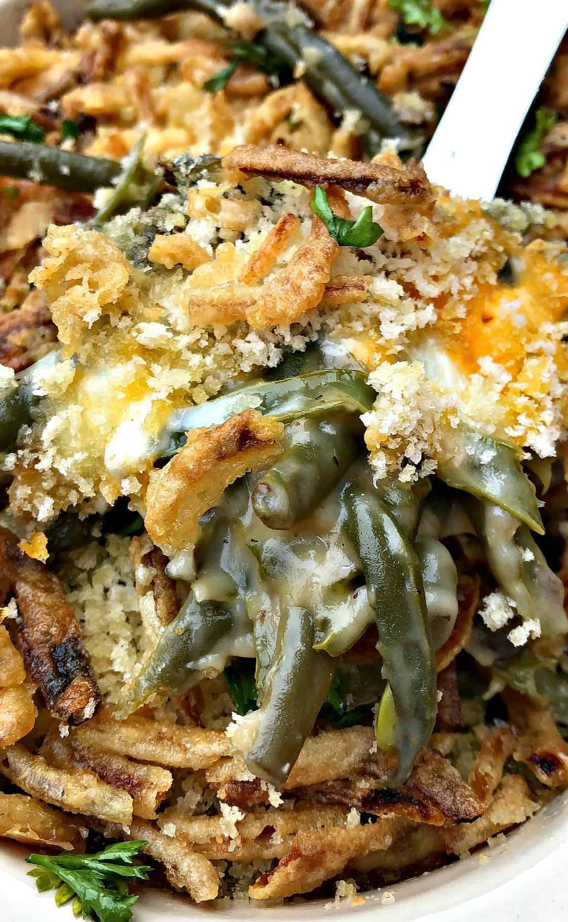 Instant Pot Green Bean Casserole with Cheese