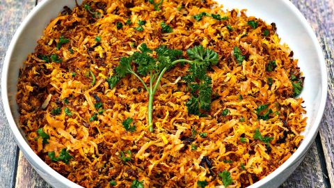 Whole 30, Paleo Crispy Air Fryer Sweet Potato Hash Browns