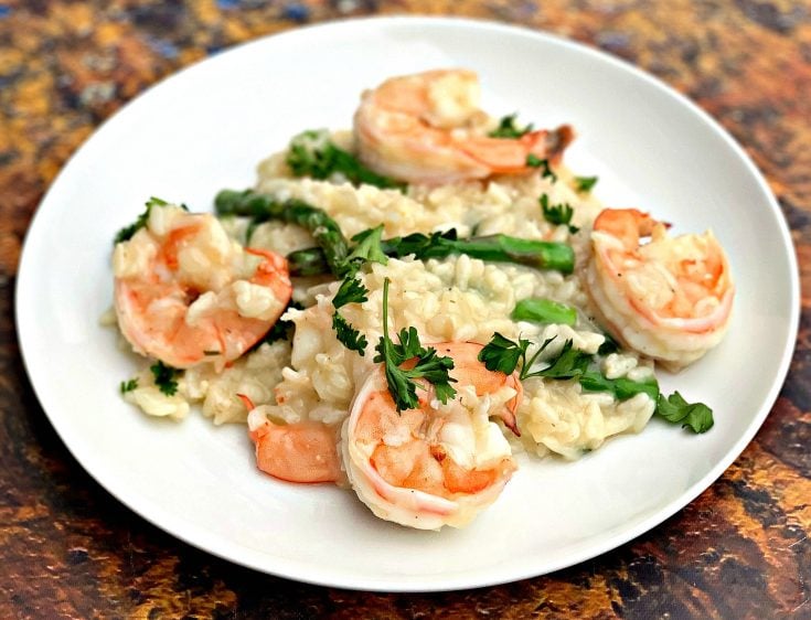 Easy Instant Pot Shrimp Risotto + {VIDEO}