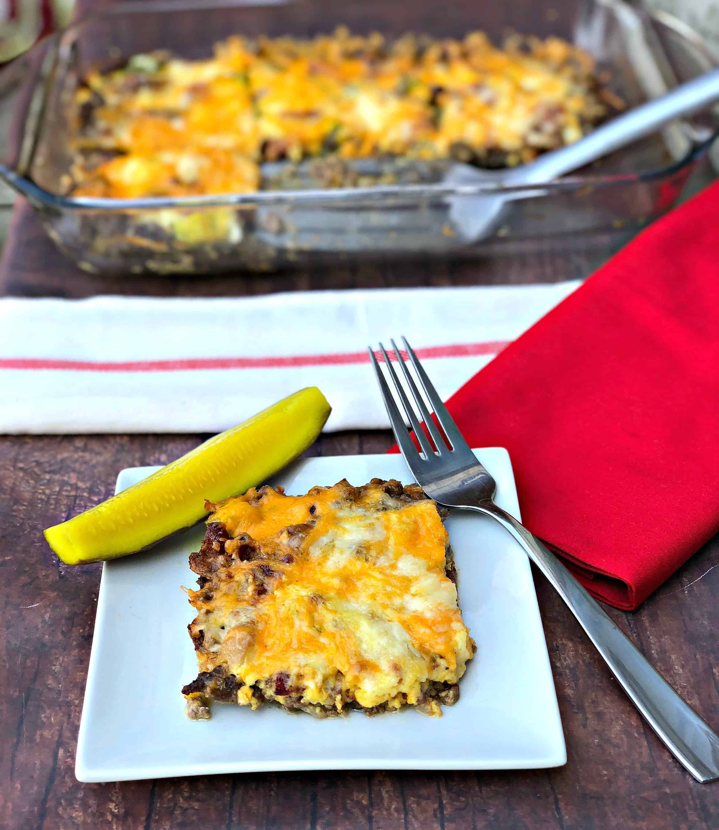 Easy Keto Low Carb Bacon Cheeseburger Casserole With {video}