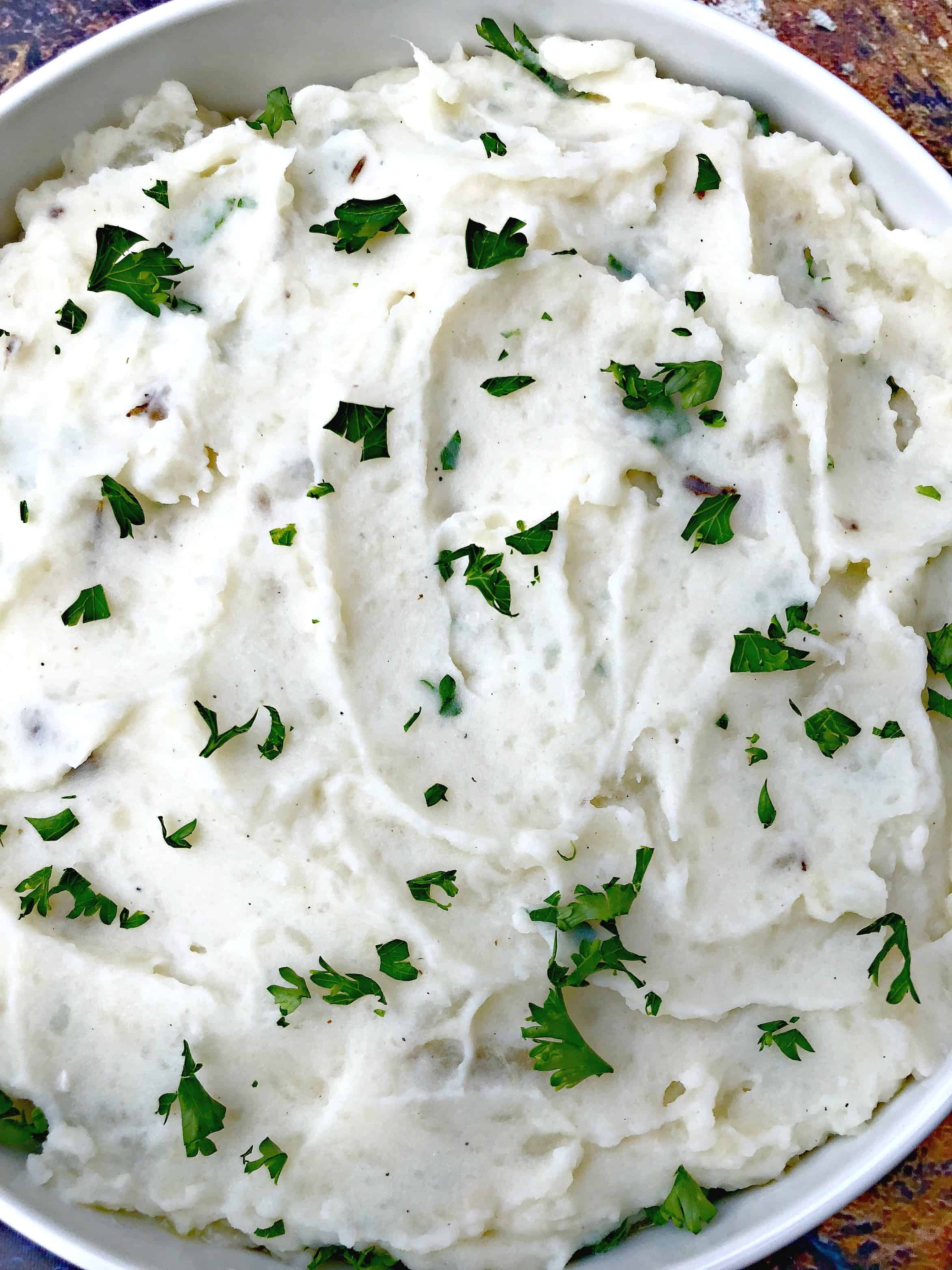 Quick and Easy Instant Pot Garlic Mashed Potatoes