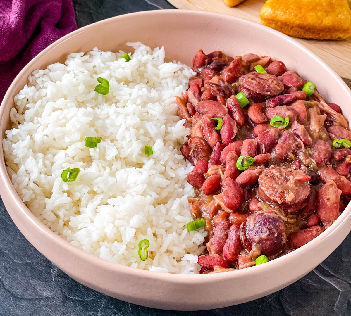 southern style rice and beans