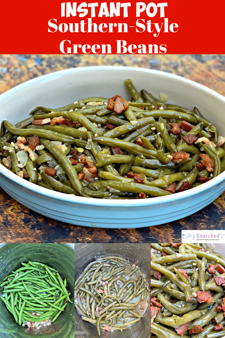 Easy Instant Pot Southern-Style Soul Food Green Beans with {VIDEO}