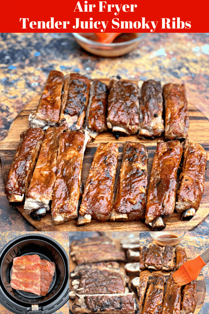 Easy Air Fryer BBQ Ribs + {VIDEO}