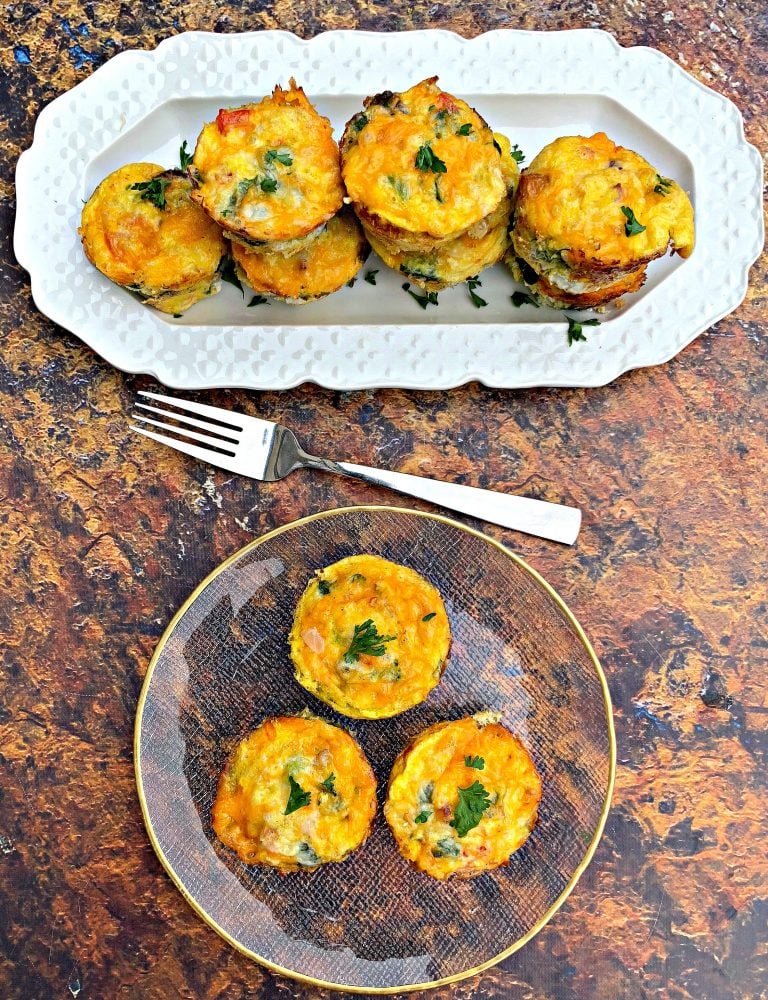 Keto Low-Carb Egg Muffins (Bites) + {VIDEO}