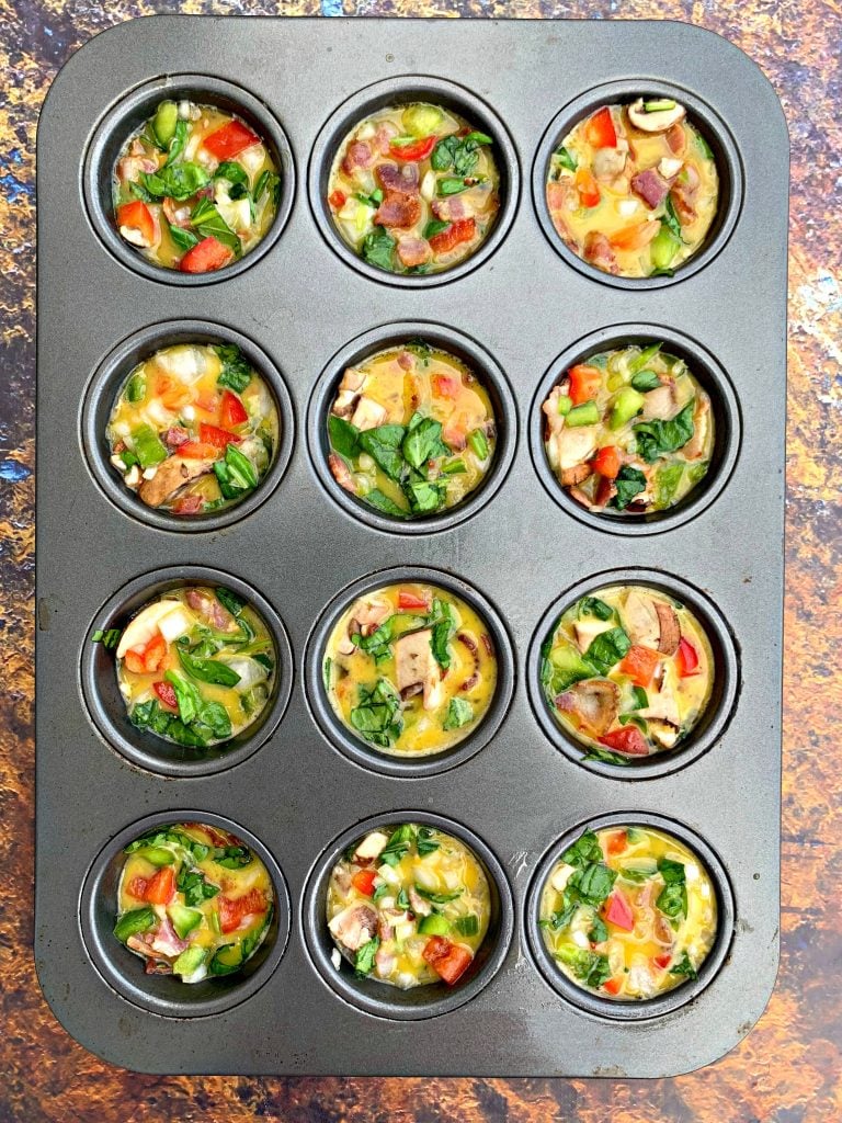 Keto Low-Carb Egg Muffins (Bites) + {VIDEO}