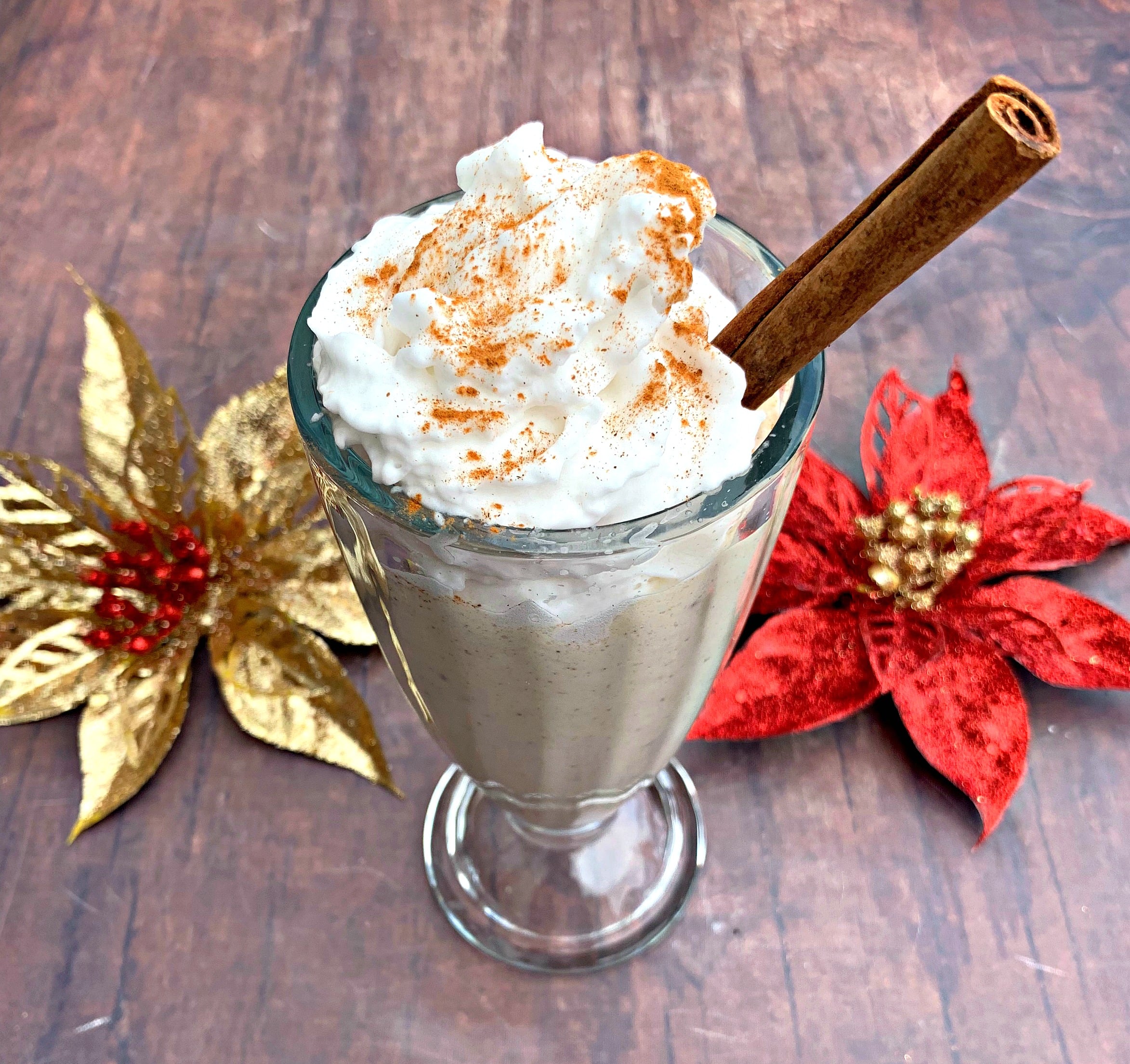 Easy Keto LowCarb Eggnog Recipe + {VIDEO}