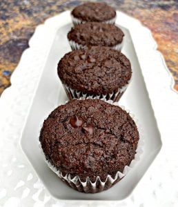 Keto Low-Carb Chocolate Muffins Keto Low-Carb Double Chocolate Chip ...