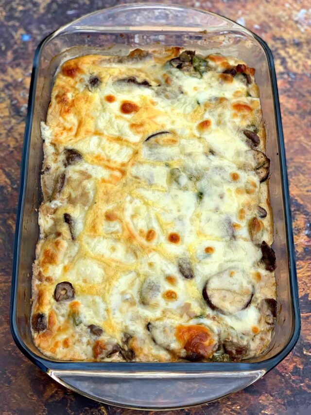 Easy Philly Cheese Steak Casserole