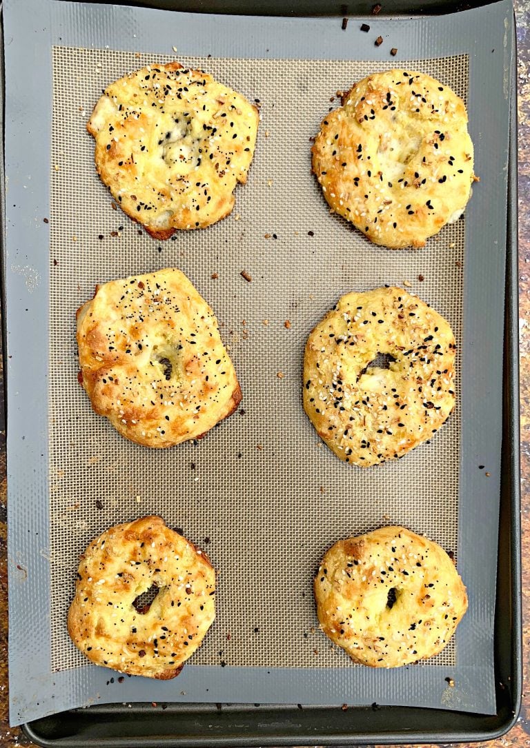 Keto Low-Carb Bagels + {VIDEO}