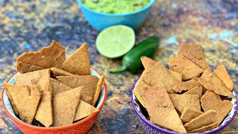 Keto Low Carb Gluten Free Homemade Tortilla Chips Video