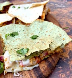 Easy Air Fryer Chicken Quesadillas + VIDEO