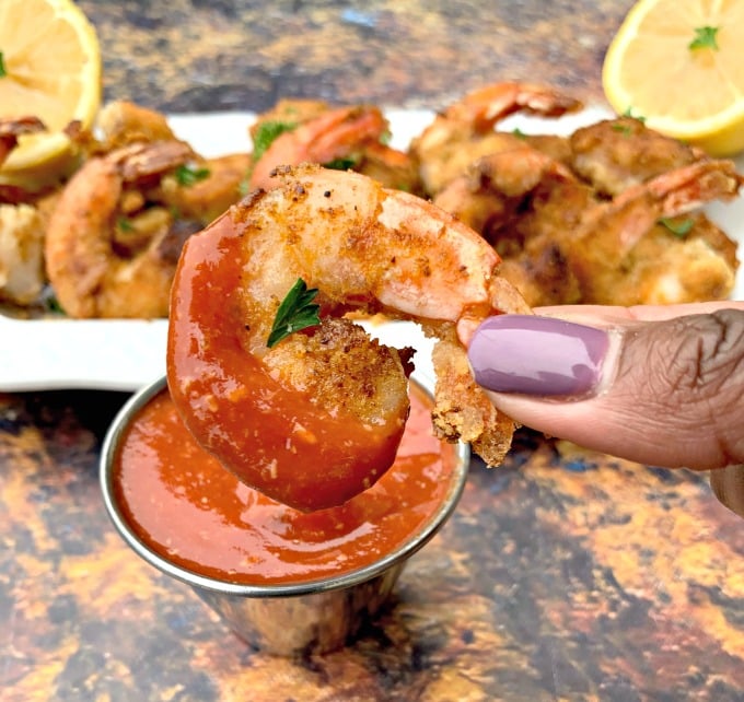 Shrimp Cocktail w/ Keto Cocktail Sauce - Culinary Lion