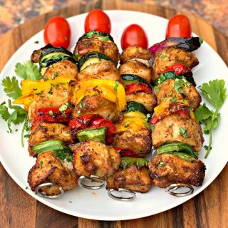 Easy, Air Fryer Grilled Chicken Kebabs + (VIDEO)