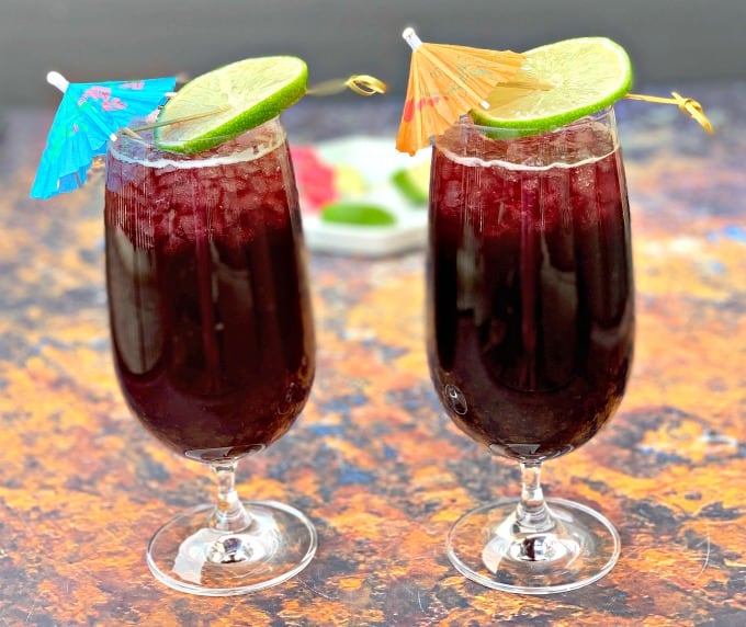 Easy Keto Low-Carb Red Sangria Wine Cocktails + VIDEO