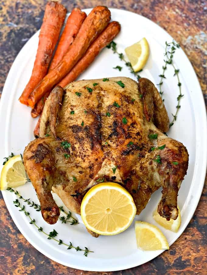 Air Fryer Roasted Whole Chicken Recipe