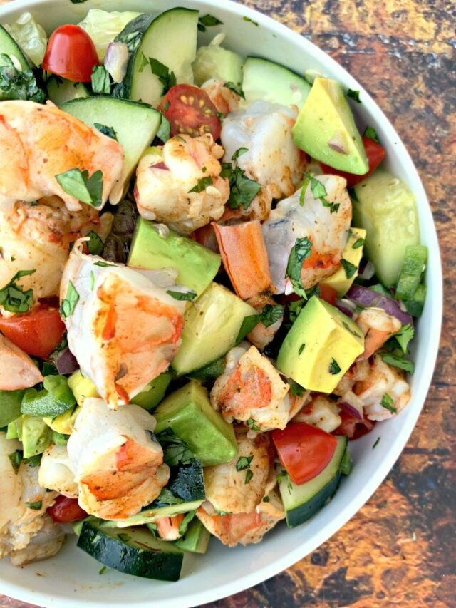 Cold Shrimp and Avocado Salad