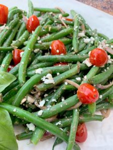 Easy, Cold Balsamic Green Bean Salad + {VIDEO}