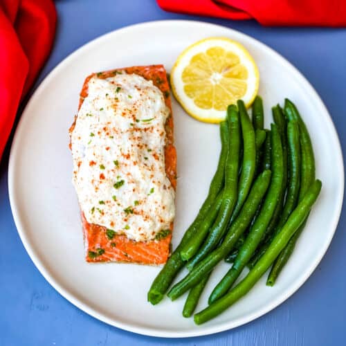 Easy Crab And Parmesan Stuffed Salmon + VIDEO