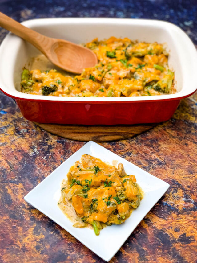 Chicken Broccoli Cheese Casserole – keto, low carb recipe