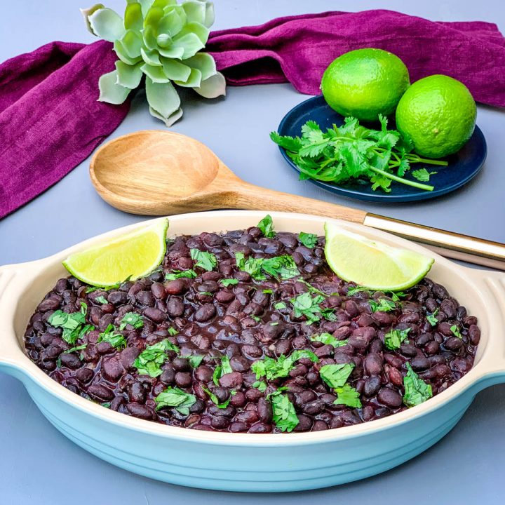 Easy, Instant Pot Black Beans (No Soak) + {VIDEO}