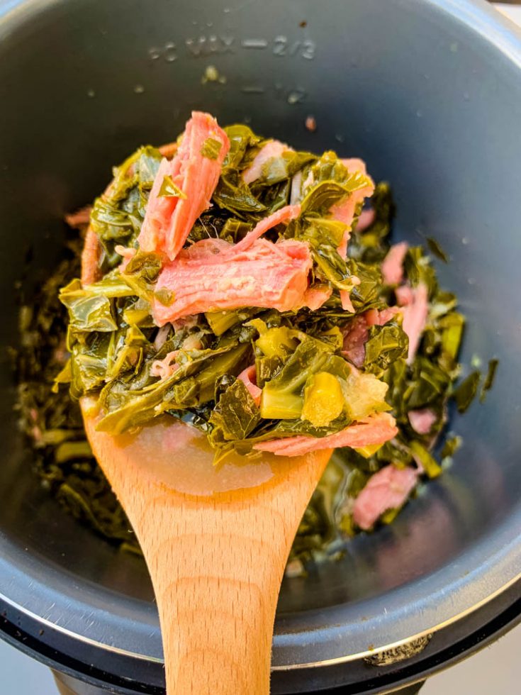 Instant Pot Southern Collard Greens + {VIDEO}