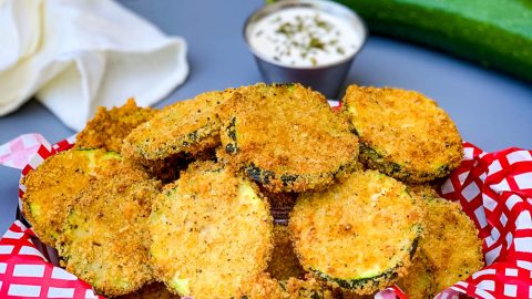 Easy Air Fryer Zucchini Chips