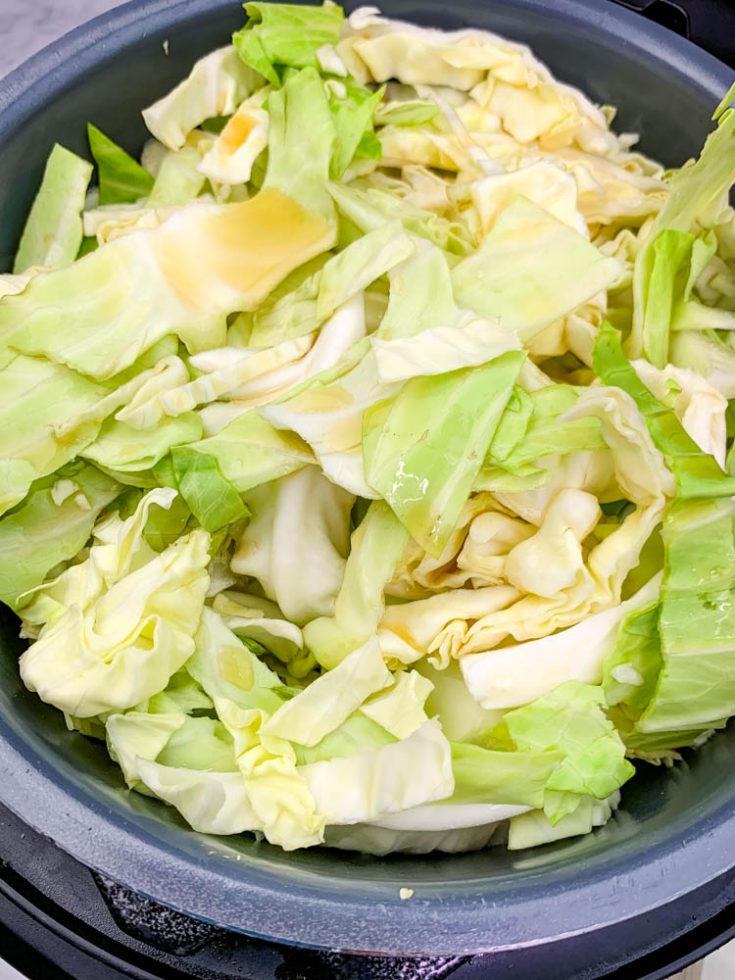 Quick and Easy Instant Pot Cabbage + {VIDEO}