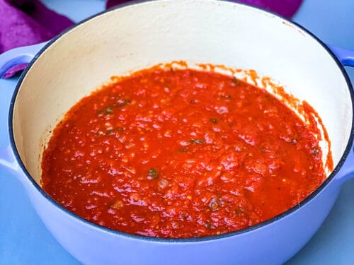 Easy Keto Tomato Sauce - Quick Marinara - Green and Keto