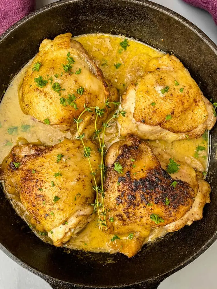 Smothered Chicken - Immaculate Bites