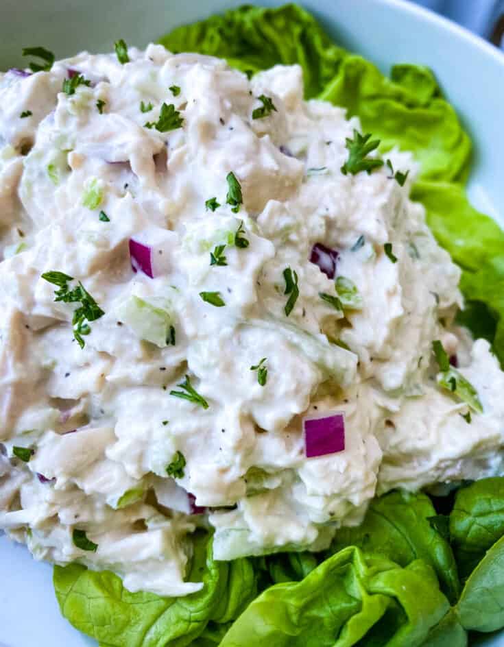 Easy Keto Low-Carb Chicken Salad + {VIDEO}