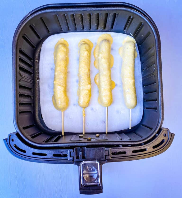 Air Fryer Corn Dogs + VIDEO