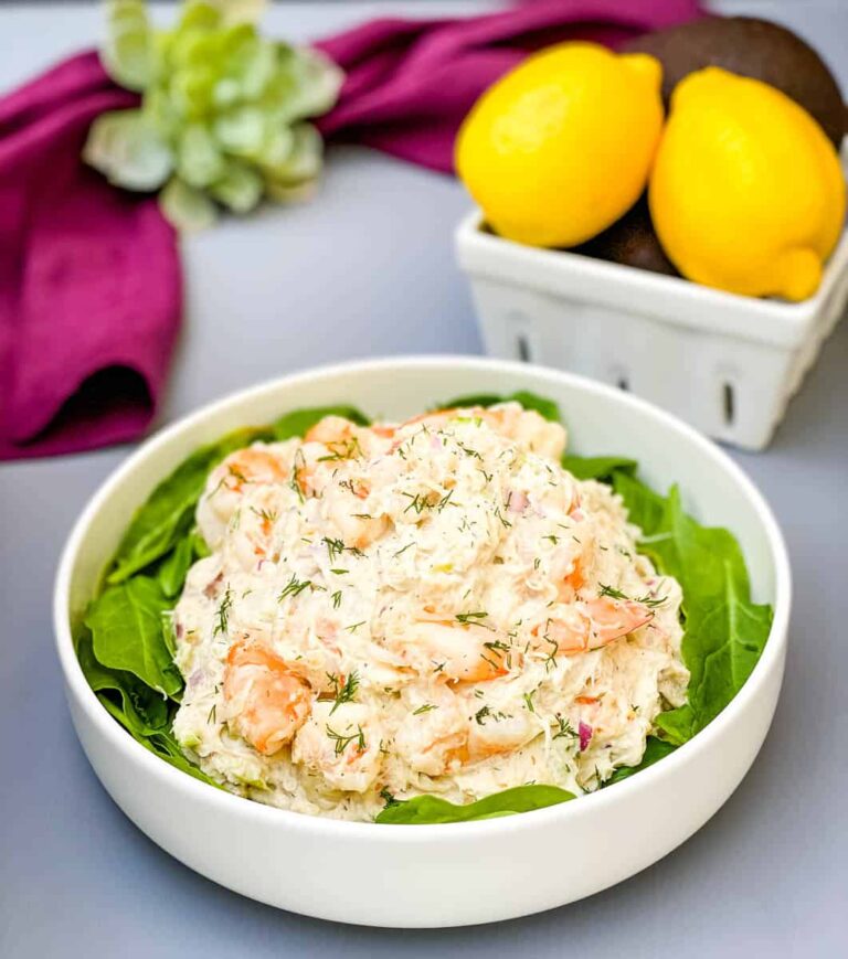 Easy Seafood Crab Salad Recipe VIDEO   Creamy Seafood Crab Salad 1 768x869 