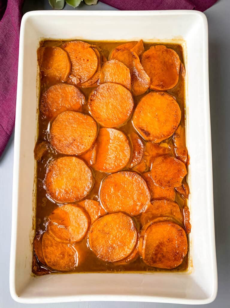 Easy Southern Candied Sweet Potatoes + {VIDEO}