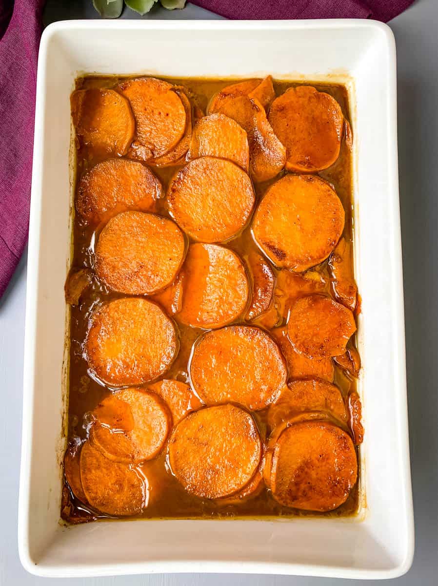 Easy Southern Candied Sweet Potatoes + {VIDEO}
