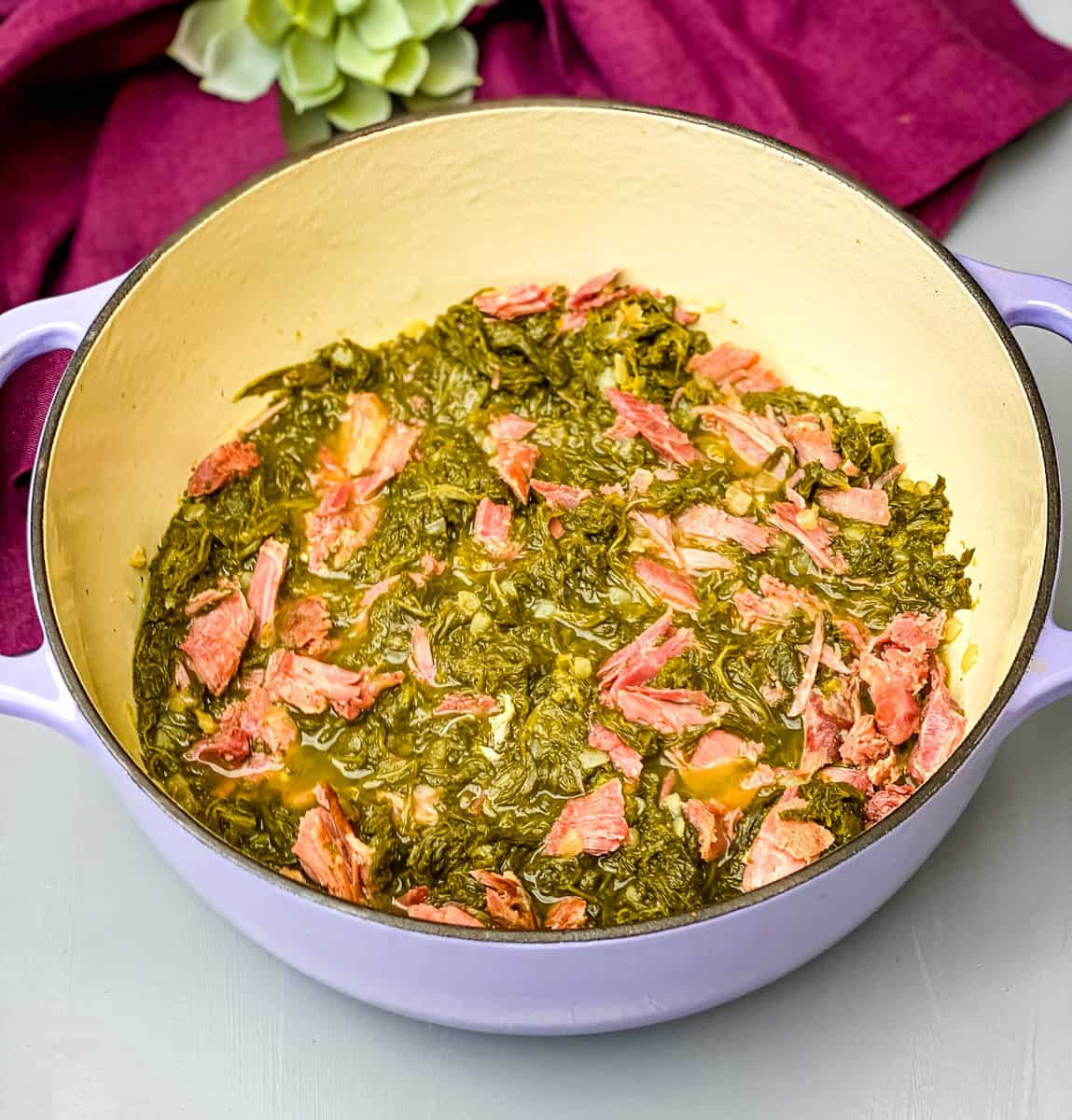 Easy Southern Mustard Greens Recipe + {VIDEO}