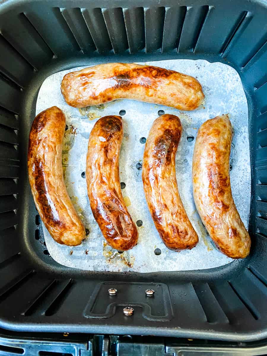 Easy Air Fryer Brats