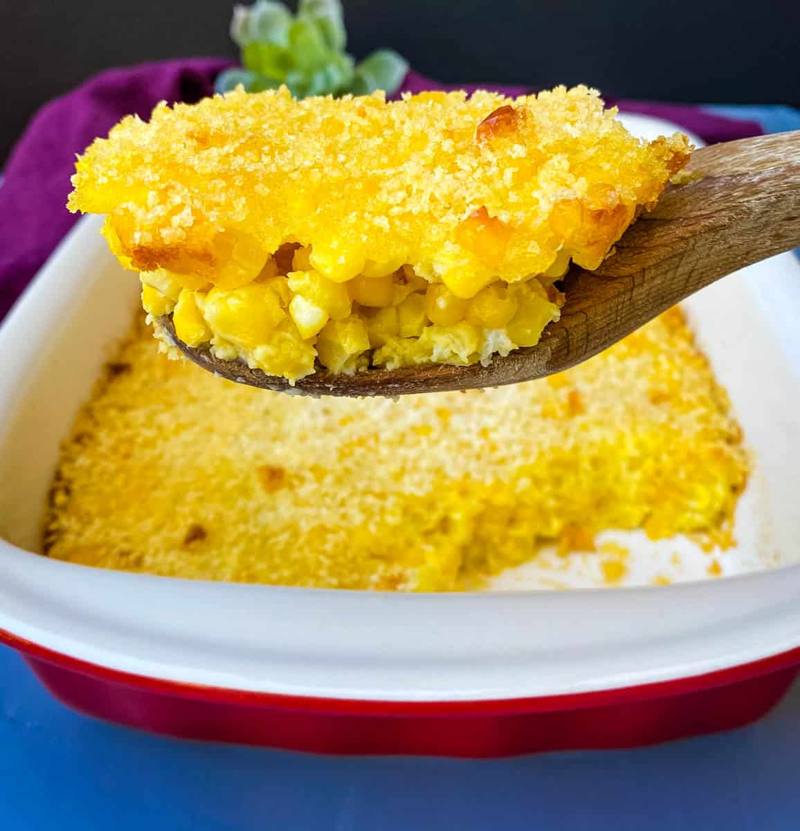 Scalloped Corn Casserole + {VIDEO}