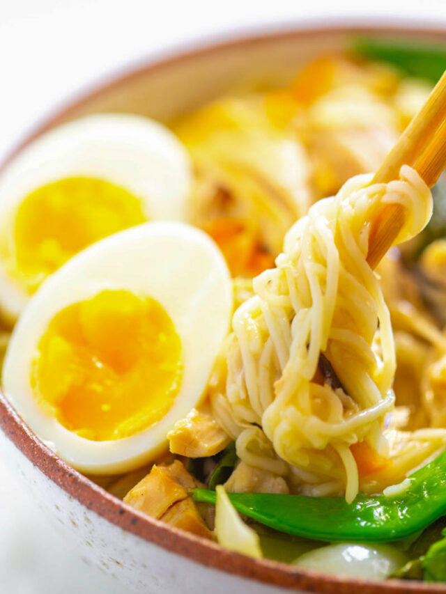 Instant Pot Chicken Ramen Soup – winter dinner