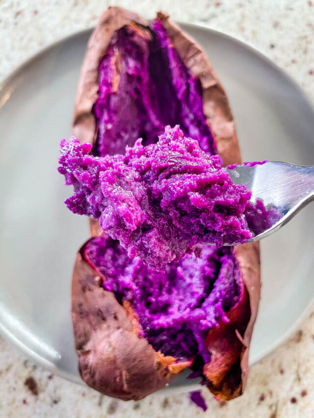 Healthy Easy Purple Sweet Potato