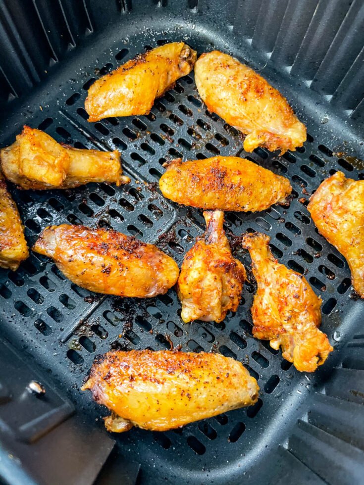 Air Fryer Frozen Chicken Wings No Thaw VIDEO 