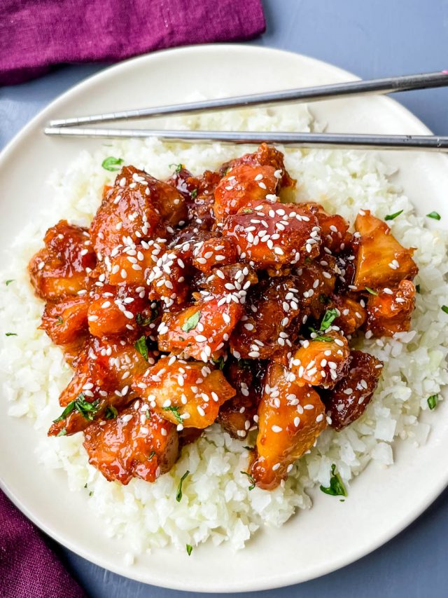 Keto Low-Carb Orange Chicken Story